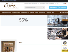 Tablet Screenshot of diecrema.de